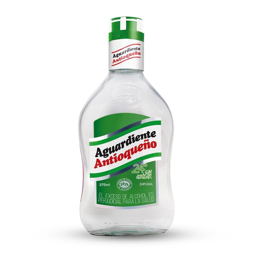 Aguardiente Antioqueño Sin Azúcar 24° 375 ml